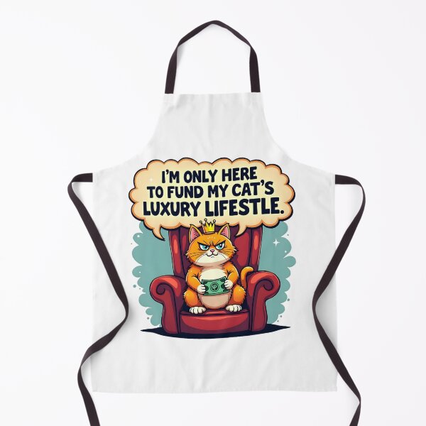 Item preview, I’m Only Here to Fund My Cat’s Luxury Lifestyle designed and sold by AfriForma.