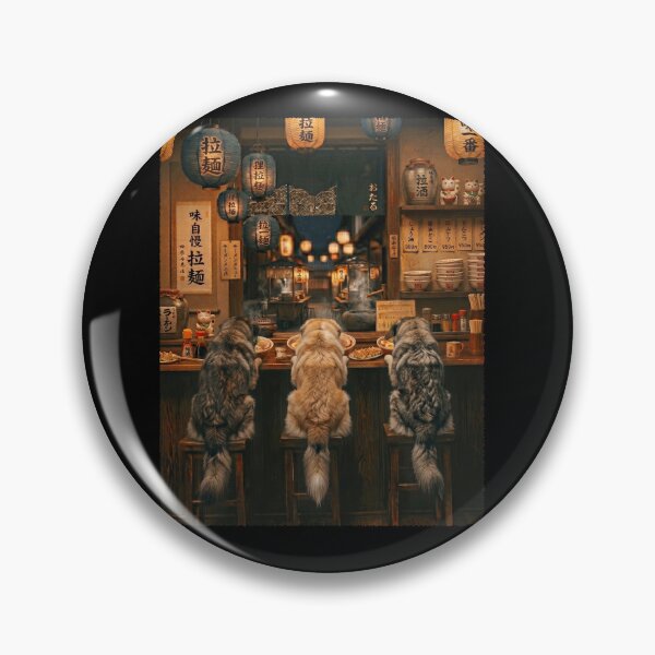 Item preview, Japanese Caucasian Shepherd Dog Art Ramen Noodle Foodie Dog Lover designed and sold by DoodleTortle.