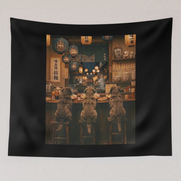 Item preview, Japanese Chesapeake Bay Retriever Art Ramen Noodle Foodie Dog Lover designed and sold by DoodleTortle.