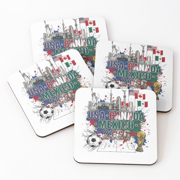 Item preview, World Cup 2026 USA Canada Mexico Football Soccer T-Shirt designed and sold by Tshirt-Deer.