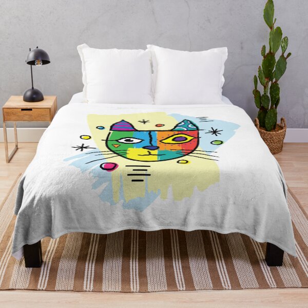 Item preview, abstract cat designed and sold by RebelArt Designs.