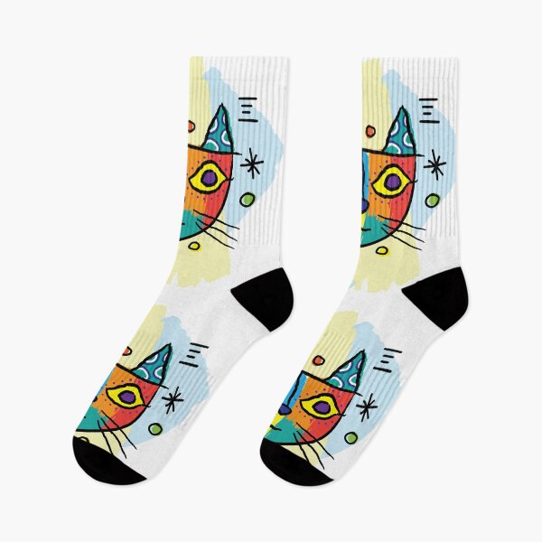 Item preview, abstract cat designed and sold by RebelArt Designs.