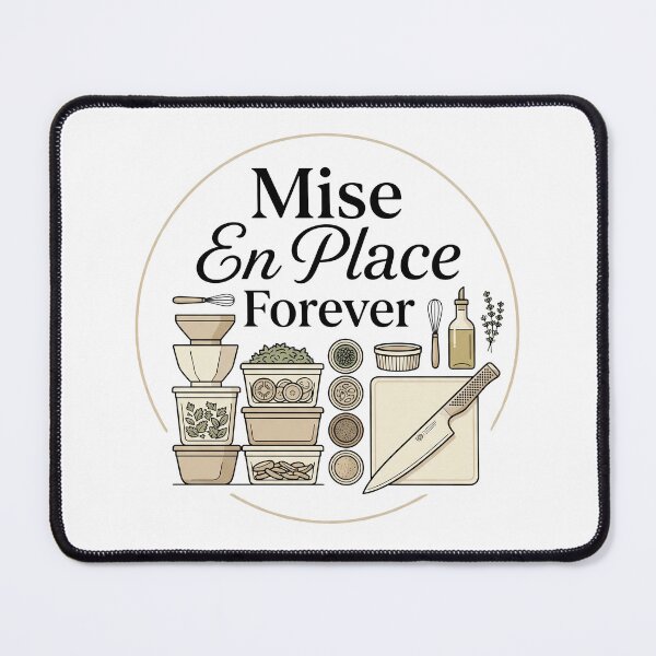 Item preview, Funny Chef Gift: Mise En Place Forever - Sarcastic Design Art designed and sold by BrewChef.