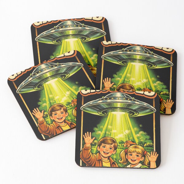 Item preview, Stay Grounded Funny Vintage Alien Abduction Ironic Retro Tee designed and sold by TrendingView.