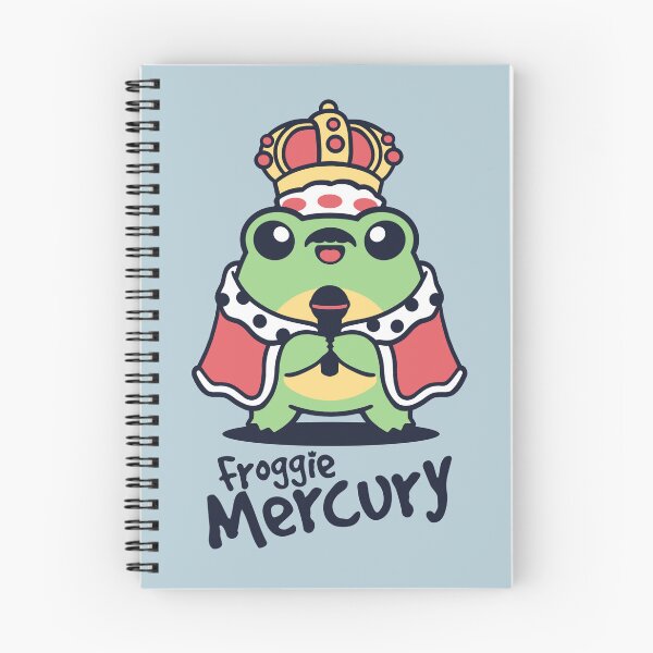 Item preview, Froggie Mercury - Funny Kawaii Frog Freddie Mercury Queen Pun designed and sold by NemiMakeit.