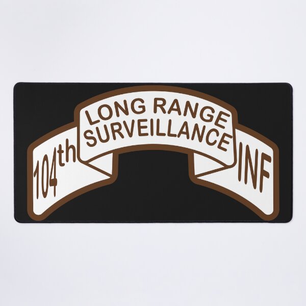 Item preview, Scroll - 104th LRS Infantry Desert designed and sold by Military Insignia Products.