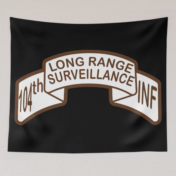Item preview, Scroll - 104th LRS Infantry Desert designed and sold by Military Insignia Products.