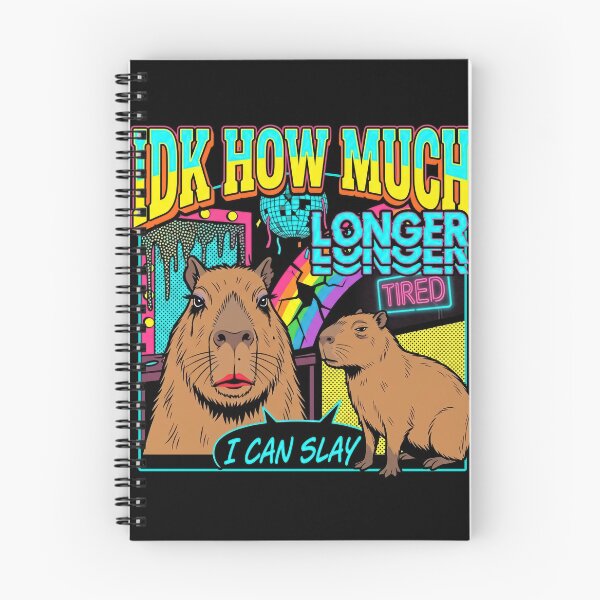 Item preview, IDK How Much Longer I Can Slay Capybara Pop Art designed and sold by Kitkin.