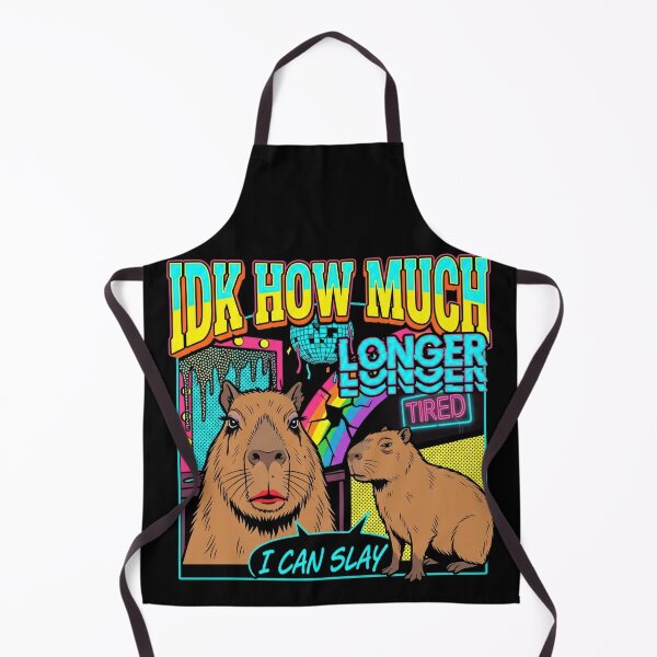 Item preview, IDK How Much Longer I Can Slay Capybara Pop Art designed and sold by Kitkin.