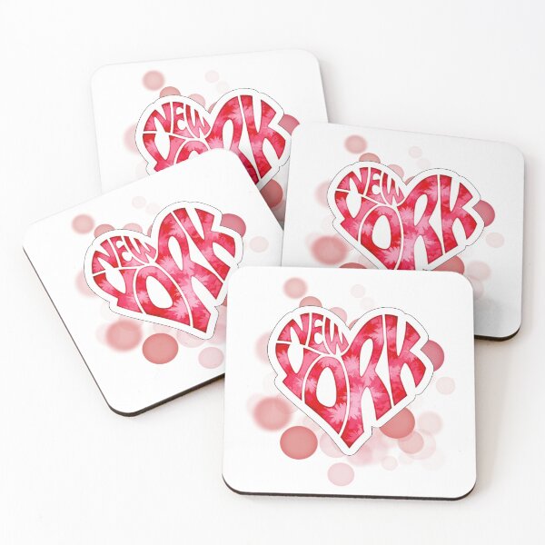 Item preview, New York Heart Typography Love NYC Design designed and sold by iamKRUK.