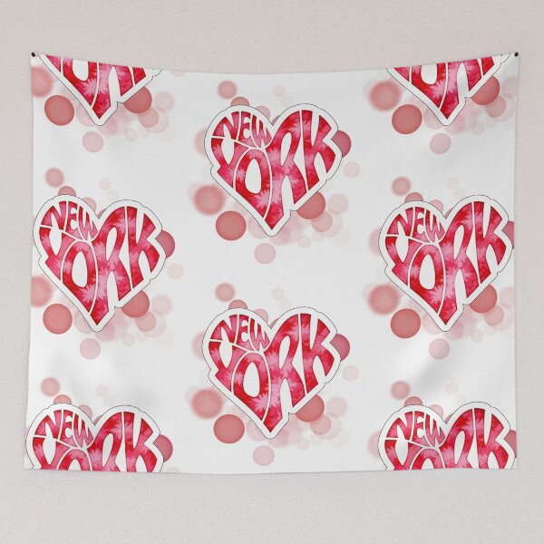Item preview, New York Heart Typography Love NYC Design designed and sold by iamKRUK.
