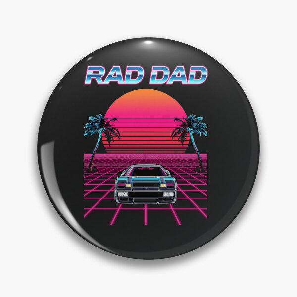 Item preview, Retro 80s Rad Dad Synthwave Car | Vaporwave Aesthetic Outrun Graphic designed and sold by Larams Studio.