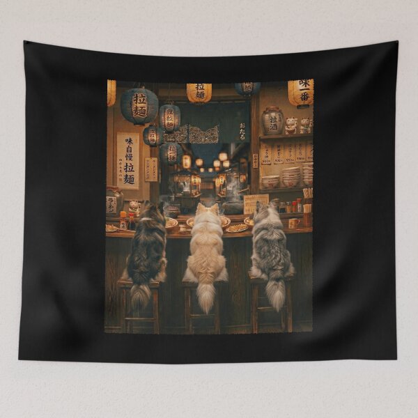 Item preview, Japanese Finnish Lapphund Art Ramen Noodle Foodie Dog Lover designed and sold by DoodleTortle.