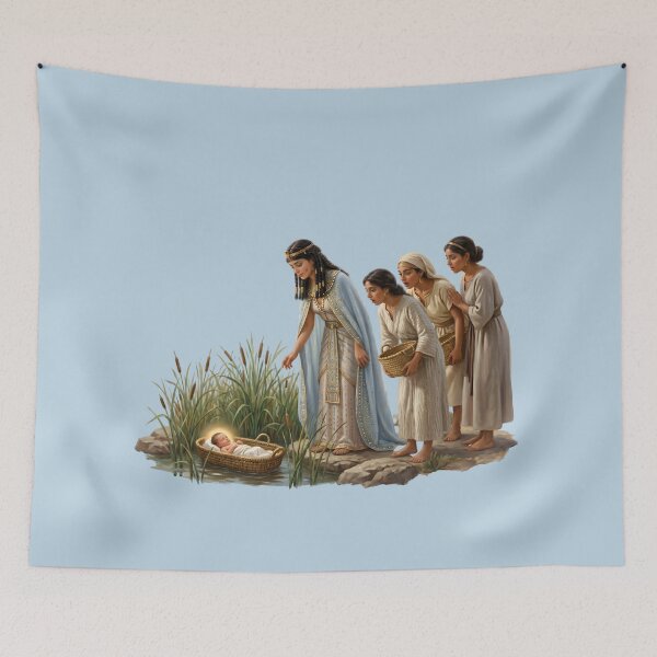 Item preview, Baby Moses Found In Nile designed and sold by RRRShop.