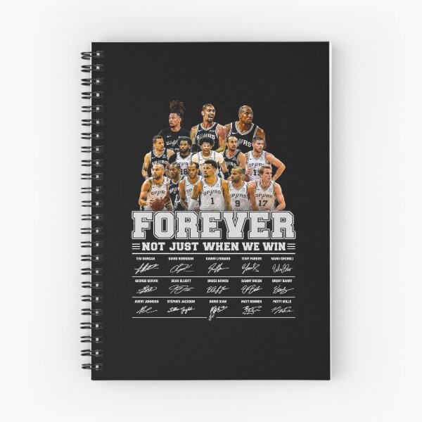 Item preview, San Antonio Spurs forever not just when we win, team college designed and sold by STVSpinsDesign.