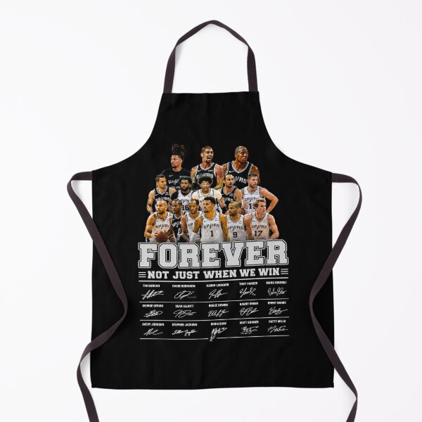Item preview, San Antonio Spurs forever not just when we win, team college designed and sold by STVSpinsDesign.