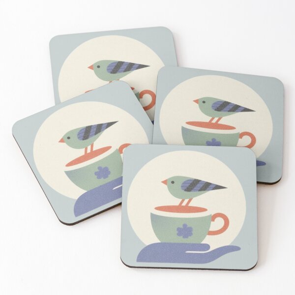 Item preview, Cozy Coffee Bird designed and sold by mellow-koko.
