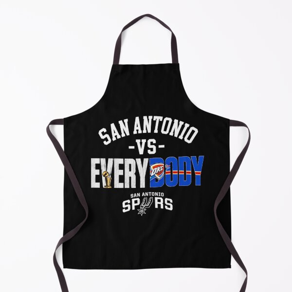 Item preview, San Antonio Spurs Vs. Everybody San Antonio Spurs Vs Oklahoma City Thunder Basketball Nba designed and sold by STVSpinsDesign.