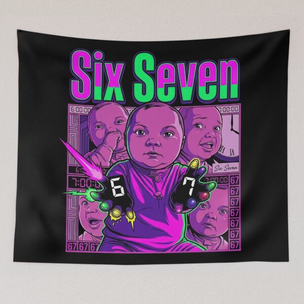 Item preview, Gloving Niche Baby 67 Six Seven Hand Funny Ai Baby Meme designed and sold by Kitkin.