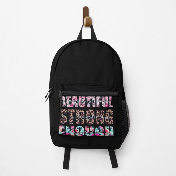 Item preview, Beautiful Strong Enough Floral Leopard Typography designed and sold by Core design hub .