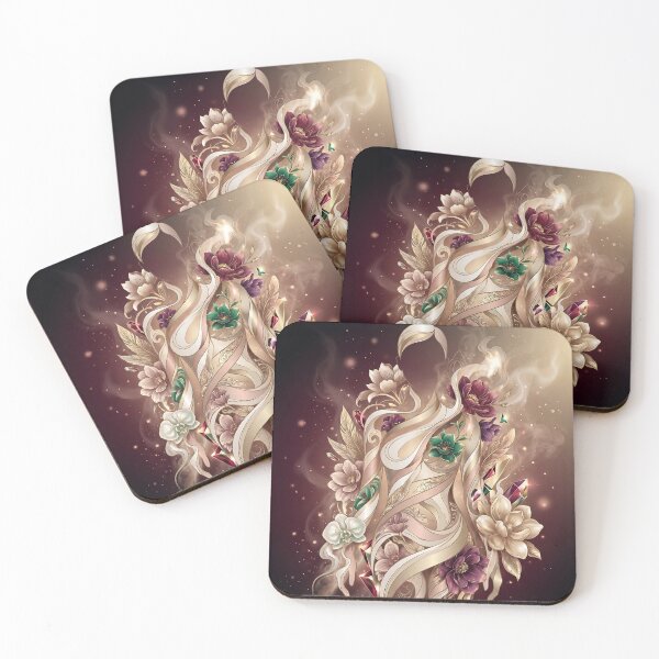 Item preview, Ethereal Floral Swirls Cinematic Abstract Art designed and sold by Kavin786.