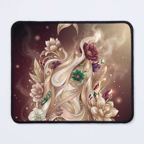 Item preview, Ethereal Floral Swirls Cinematic Abstract Art designed and sold by Kavin786.