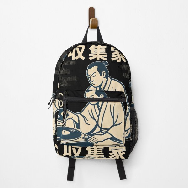 Item preview, Samurai Vinyl Collector Record Player Dj #9641 designed and sold by trusty-ben-art.