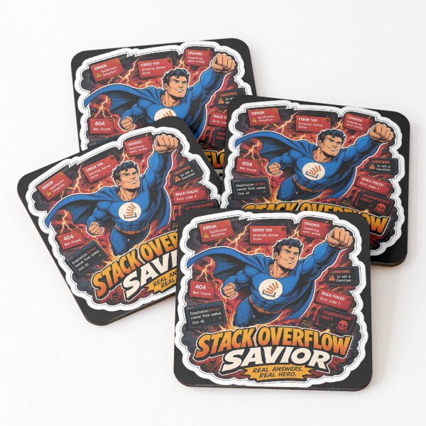 Item preview, Stack Overflow Savior – Funny Programmer & Developer Sticker designed and sold by SoulMint.