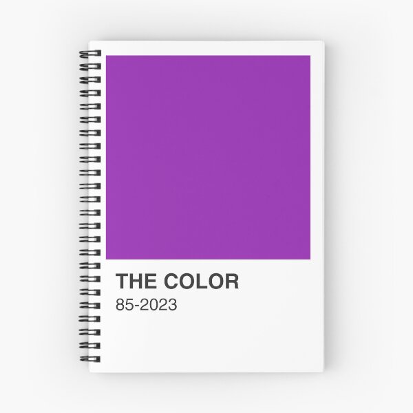 Item preview, The Color Movie Book Purple Colour Swatch - White Border designed and sold by The Colourful Game.
