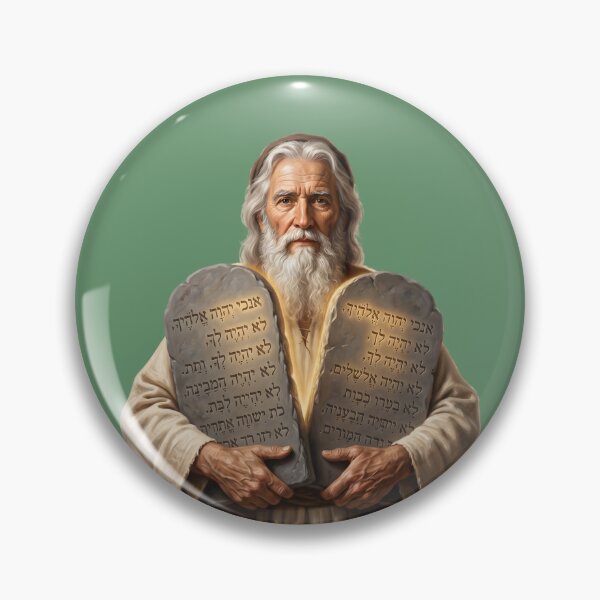 Item preview, Moses With The Ten Commandments designed and sold by RRRShop.