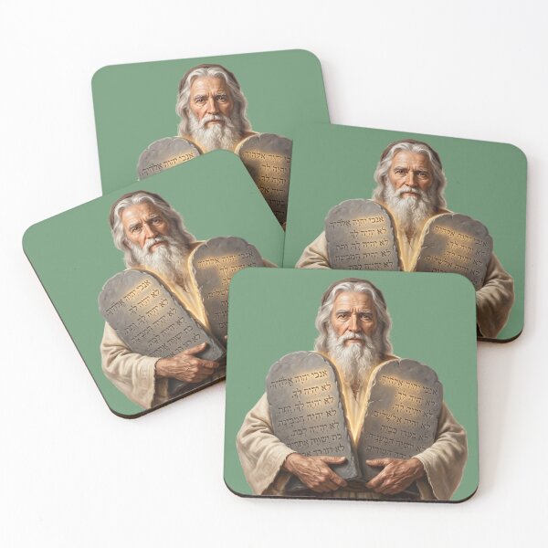 Item preview, Moses With The Ten Commandments designed and sold by RRRShop.