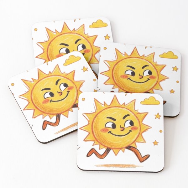 Item preview, Vintage Retro Rushing Sun Cartoon Pattern Design designed and sold by TaiwanMemory.