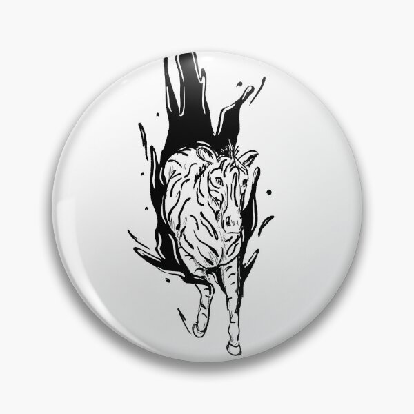 Item preview, Zebra Emerging From Abstract Waves designed and sold by Antiope33.