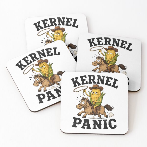 Item preview, Kernel Panic Cowboy Corn – Funny Western Food Meme Design designed and sold by Vector Habit.