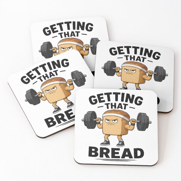 Item preview, Getting That Bread – Funny Gym Bread Meme Design designed and sold by Vector Habit.