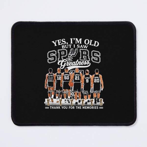 Item preview, Official San Antonio Spurs back view of player yes I am old but I saw Spurs greatness signatures designed and sold by STVSpinsDesign.