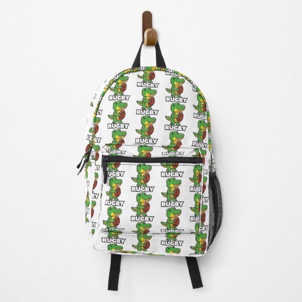 Item preview, Cute Crocodile Rugby Mascot Alligator Cartoon Sticker designed and sold by topprinting.