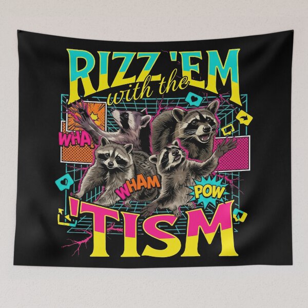 Item preview, Autism Funny Rizz Em with The Tism Meme designed and sold by Kitkin.