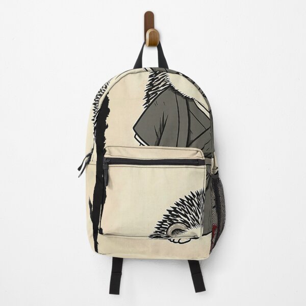 Item preview, Hedgehog Samurai Japanese Art Sumi-e Kawaii Funny designed and sold by Littermin.