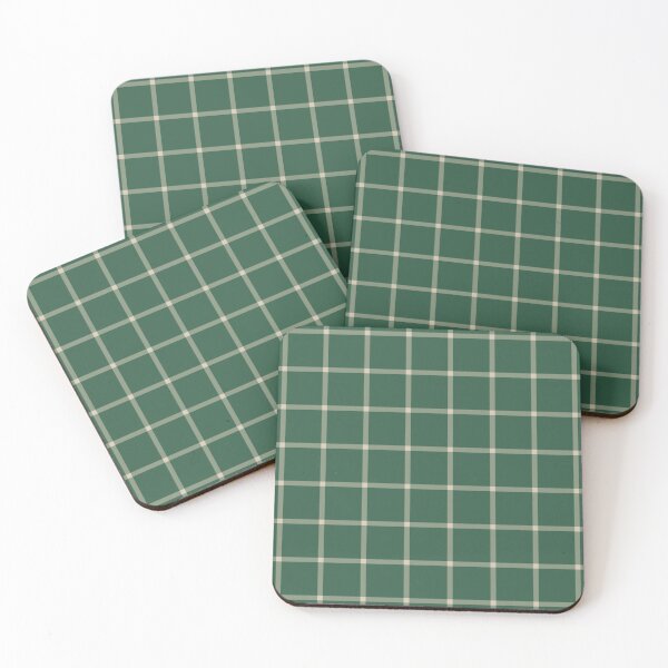 Item preview, Green And Sand Mini Gingham Pattern designed and sold by pattern-archive.