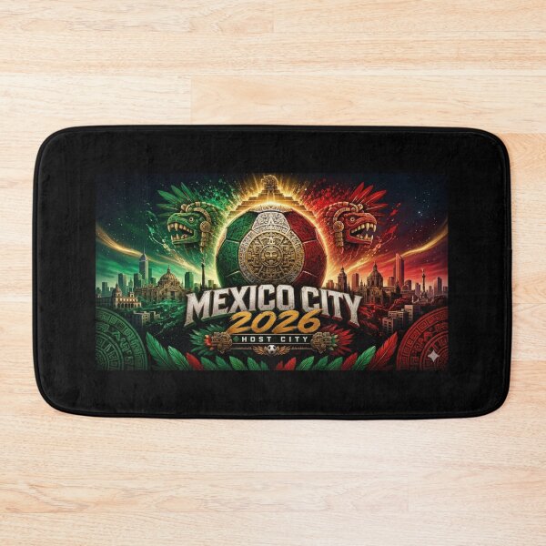 Item preview, Mexico City 2026 Soccer Host City Aztec Fan Art designed and sold by Aram250.