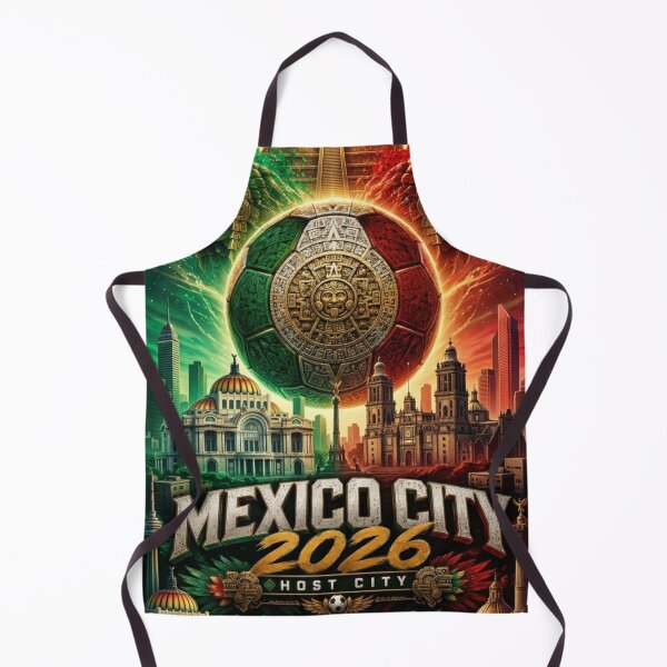 Item preview, Mexico City 2026 Soccer Host City Aztec Fan Art designed and sold by Aram250.