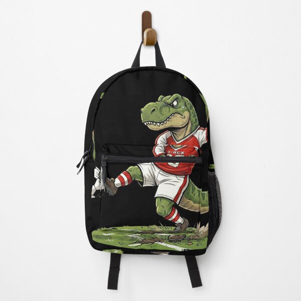 Item preview, T-Rex Footballer — Dinosaur Playing Football Cartoon Humor designed and sold by David Mateo ArtWorks.