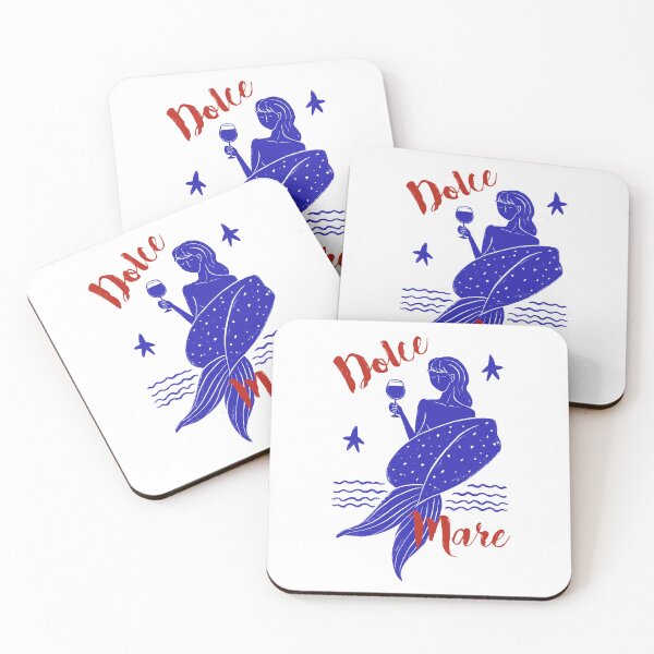 Item preview, Dolce Mare Mermaid, Euro Summer Coastal Mediterranean Beach designed and sold by art-injoy.