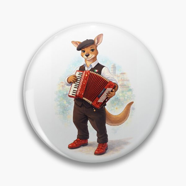Item preview, Kangaroo on the accordion designed and sold by Silviasax .