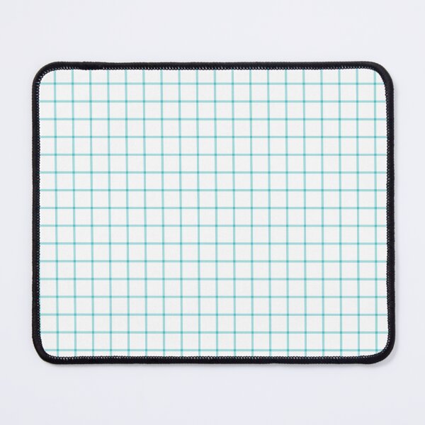 Item preview, White And Aqua Mini Gingham Pattern designed and sold by pattern-archive.