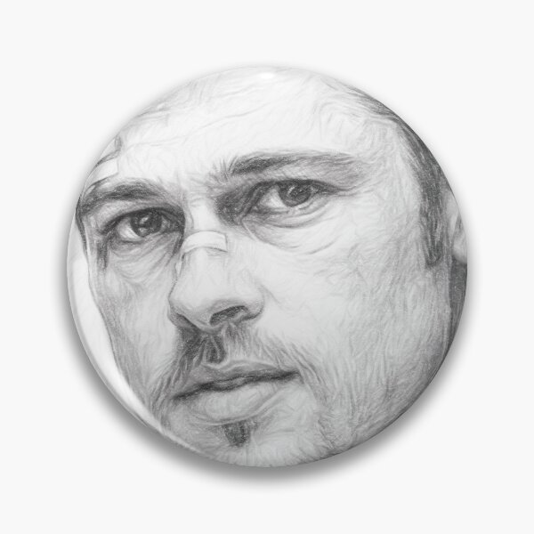 Item preview, Black & White Detective Portrait Art Print | Crime Thriller Pencil Sketch Wall Decor designed and sold by Leon Woods Pencil Art.
