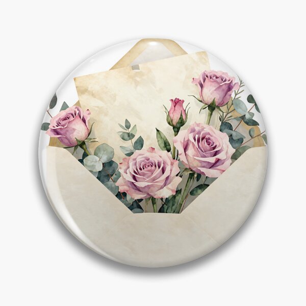 Item preview, Vintage Envelope Wildflowers Spilling | Romantic Letter Botanical Design designed and sold by Lyrical Soul.