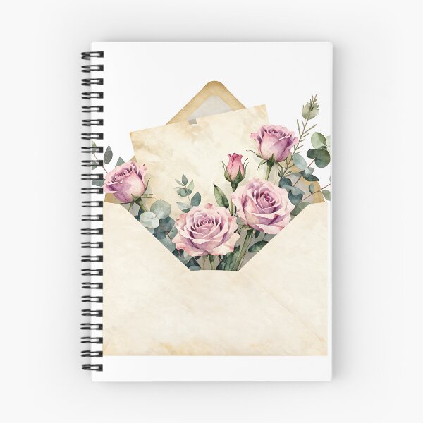 Item preview, Vintage Envelope Wildflowers Spilling | Romantic Letter Botanical Design designed and sold by Lyrical Soul.