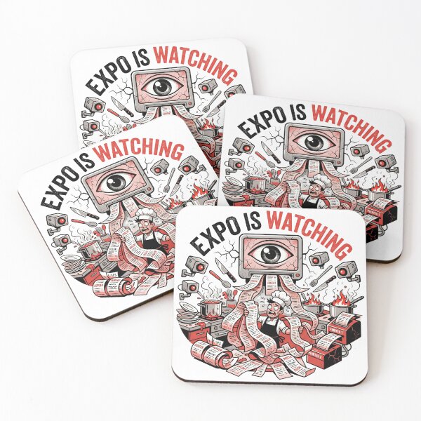 Item preview, Expo Is Watching - Funny Culinary Student Graduation Gift T-Shirt designed and sold by BrewChef.